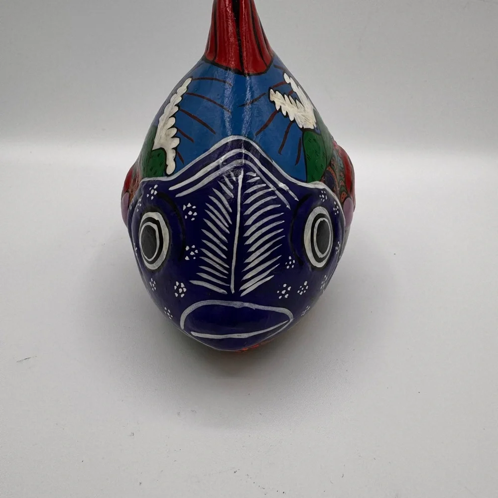 Colorful Ceramic Fish Decor